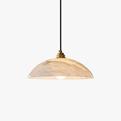 Pendelleuchte aus Marmor und Kupfer für das Esszimmer
